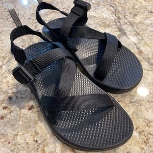 Chaco Z/1 Sandals Black, 4 US Big Kid